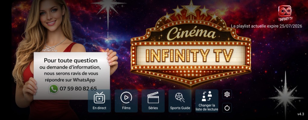 Interface Infinity TV